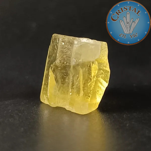 Heliodor Yellow Beryl No. 7, natural stone - cristal-en-vie.com