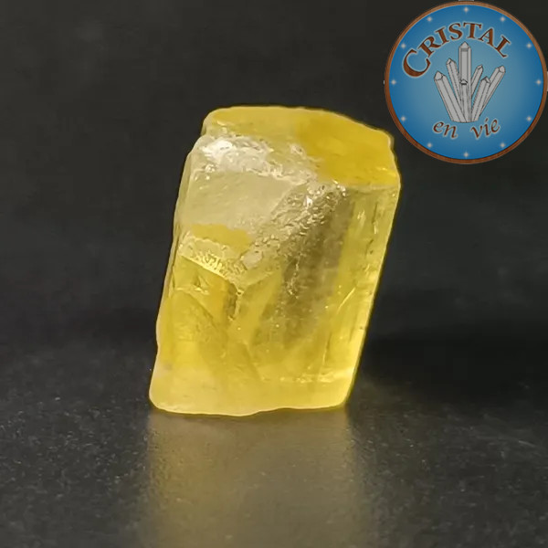 Heliodoro Berilo amarelo n.º 7, pedra natural - cristal-en-vie.com