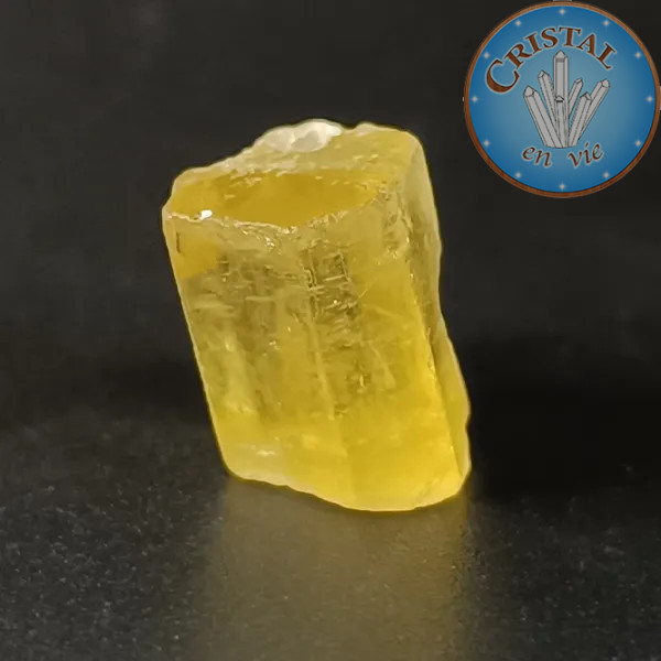 Heliodor Yellow Beryl No. 7, natural stone - cristal-en-vie.com