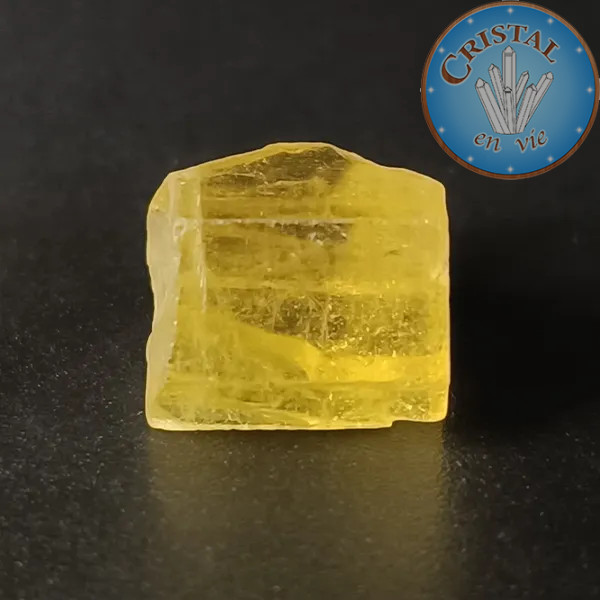Heliodor Yellow Beryl No. 7, natural stone - cristal-en-vie.com