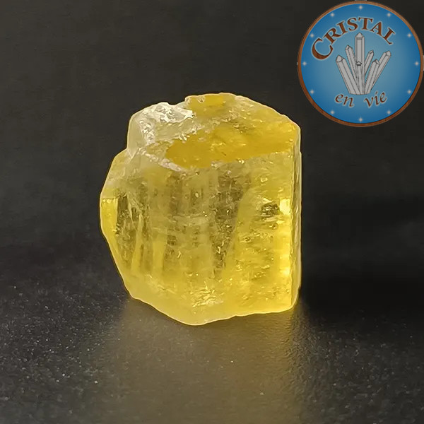 Heliodor Yellow Beryl No. 7, natural stone - cristal-en-vie.com