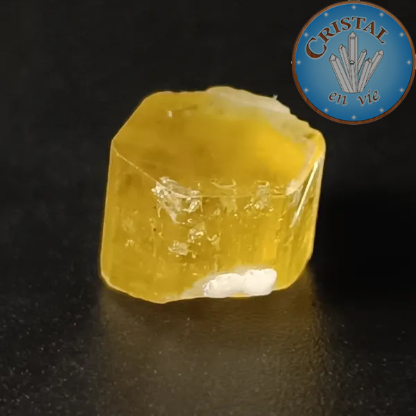 Heliodoro Berilo amarillo n.º 8, piedra natural - cristal-en-vie.com