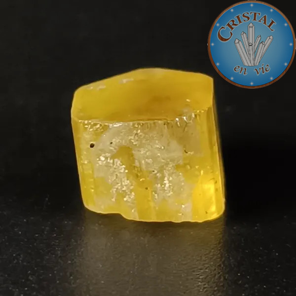Heliodoro Berilo amarillo n.º 8, piedra natural - cristal-en-vie.com
