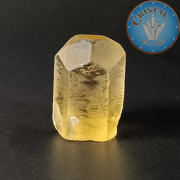 Heliodoro Berilo amarillo n.º 9, piedra natural - cristal-en-vie.com
