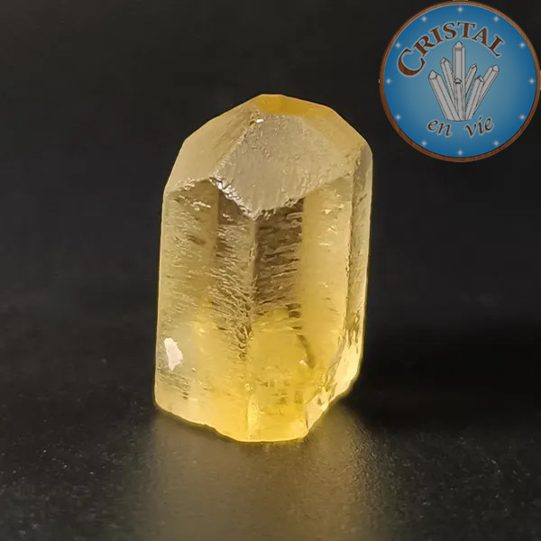 Heliodoro Berilo amarelo n.º 9, pedra natural - cristal-en-vie.com