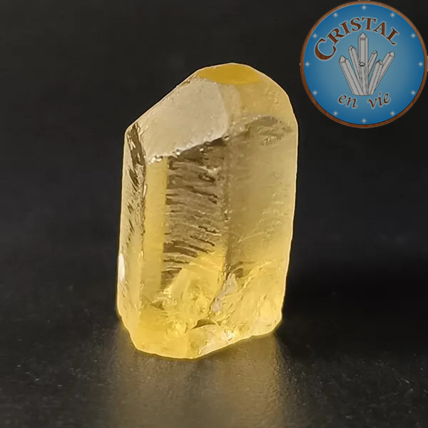 Heliodoro Berilo amarillo n.º 9, piedra natural - cristal-en-vie.com