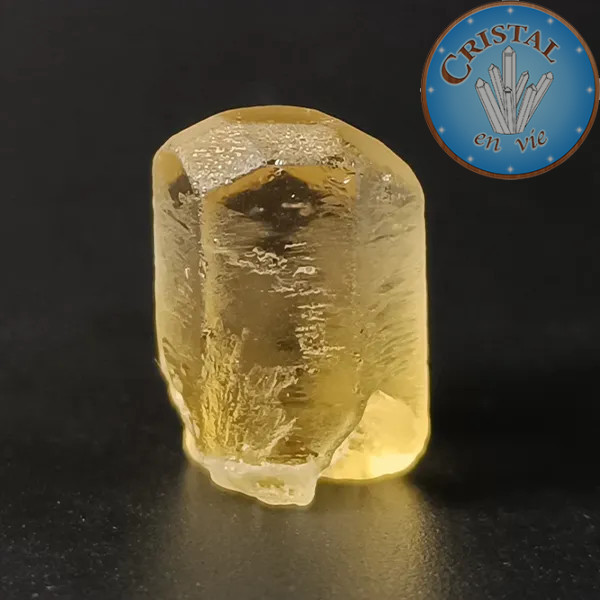 Heliodoro Berilo amarelo n.º 9, pedra natural - cristal-en-vie.com