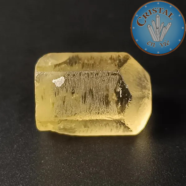 Heliodoro Berilo amarillo n.º 9, piedra natural - cristal-en-vie.com