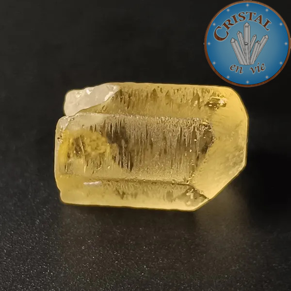 Heliodoro Berilo amarelo n.º 9, pedra natural - cristal-en-vie.com