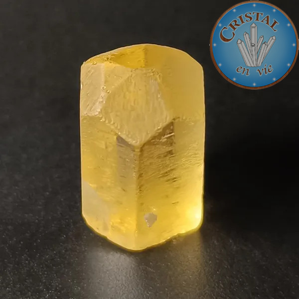Heliodoro Berilo amarillo n.º 9, piedra natural - cristal-en-vie.com