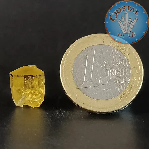 Héliodore - Béryl jaune - Pierre brute - Pièce unique   N°10