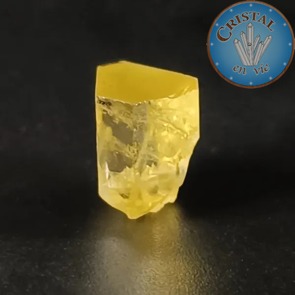 Heliodoro Berilo amarelo n.º 10, pedra natural - cristal-en-vie.com