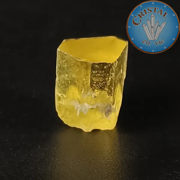 Heliodor Yellow Beryl No. 10, natural stone - cristal-en-vie.com