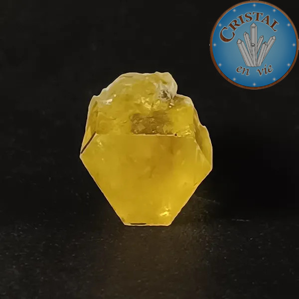 Heliodor Yellow Beryl No. 10, natural stone - cristal-en-vie.com