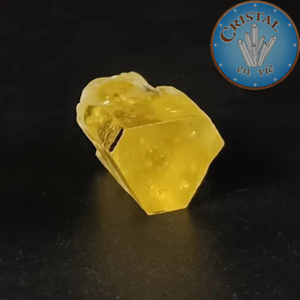 Heliodoro Berilo amarelo n.º 10, pedra natural - cristal-en-vie.com