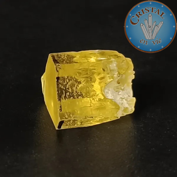 Heliodoro Berilo amarelo n.º 10, pedra natural - cristal-en-vie.com