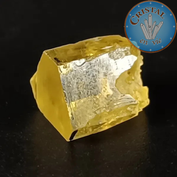 Heliodor Yellow Beryl No. 10, natural stone - cristal-en-vie.com