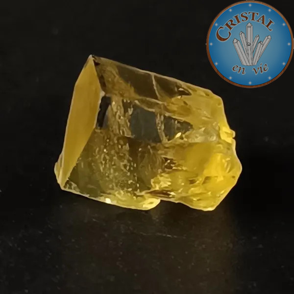 Heliodoro Berilo amarillo n.º 10, piedra natural - cristal-en-vie.com