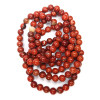 Pulsera de Jaspe Rojo, Piedra Natural de 8mm - Cristal-en-vie.com