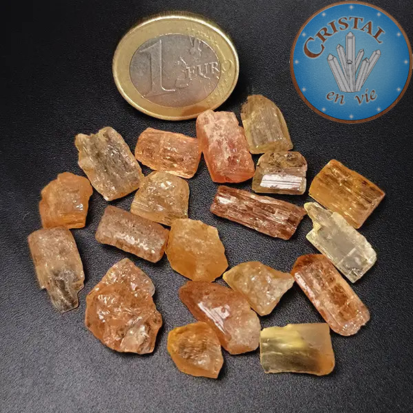 Loja: Topázio Imperial - Pedra laranja do vale de Skardu no Paquistão