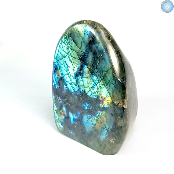 Bloco de LABRADORITA, Pedra polida de Madagascar - Cristal-en-vie.com