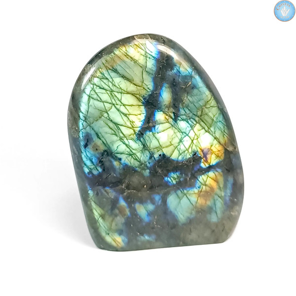 Bloco de LABRADORITA, Pedra polida de Madagascar - Cristal-en-vie.com