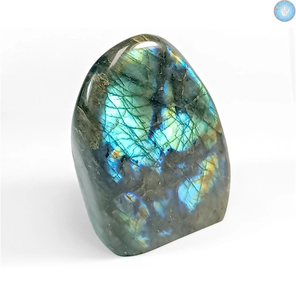 Labradorite Block, Polished Stone from Madagascar - Cristal-en-vie.com