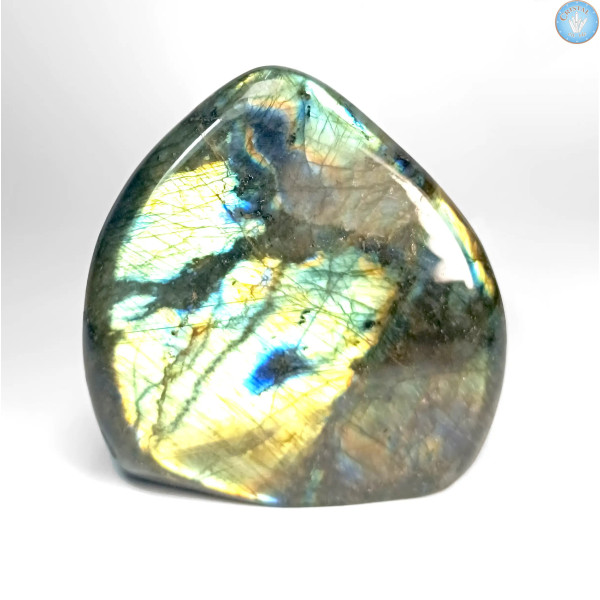 Blocco di LABRADORITE, Pietra levigata del Madagascar - Cristal-en-vie.com