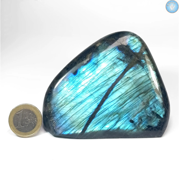 Blocco di LABRADORITE, Pietra levigata del Madagascar - Cristal-en-vie.com