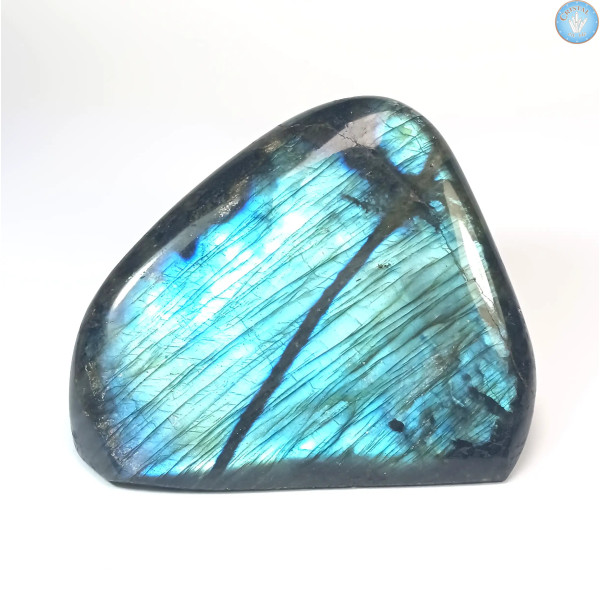 Blocco di LABRADORITE, Pietra levigata del Madagascar - Cristal-en-vie.com