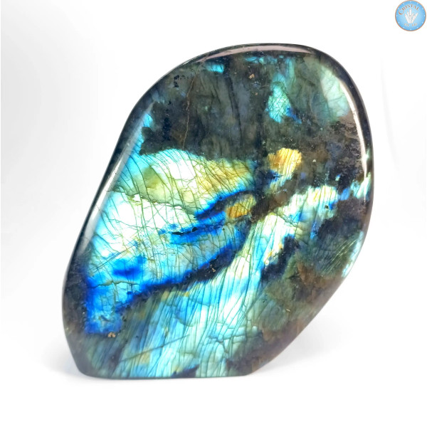 Labradorite Block, Polished Stone from Madagascar - Cristal-en-vie.com