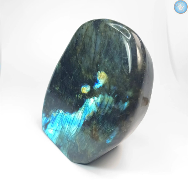 Bloque de LABRADORITA, Piedra pulida de Madagascar - Cristal-en-vie.com