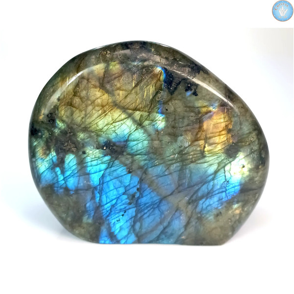 Bloque de LABRADORITA, Piedra pulida de Madagascar - Cristal-en-vie.com