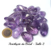 Amethyst, Trommelstein (Qualität A) aus Brasilien - Cristal-en-vie.com