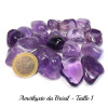 Amethyst, Trommelstein (Qualität A) aus Brasilien - Cristal-en-vie.com