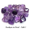 Amethyst, Trommelstein (Qualität A) aus Brasilien - Cristal-en-vie.com