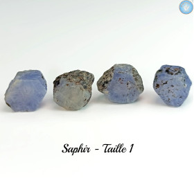 Safira, Pedra bruta qualidade A - Cristal-en-vie.com