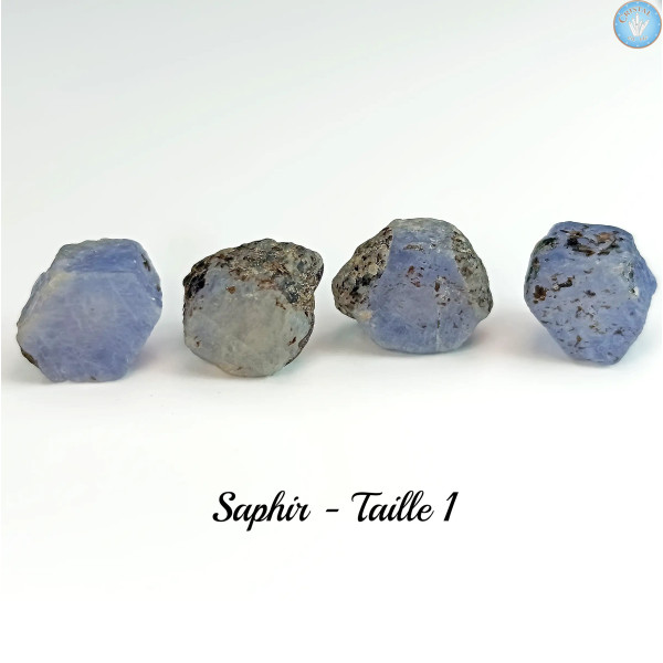Zafiro, Piedra en bruto calidad A - Cristal-en-vie.com