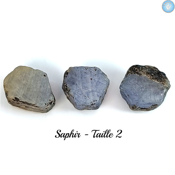 Zafiro, Piedra en bruto calidad A - Cristal-en-vie.com
