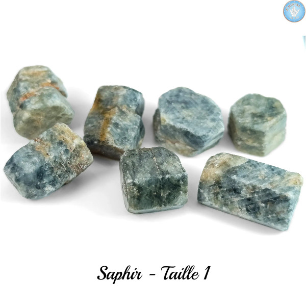 Zaffiro, Corindone Pietra Grezza - Cristal-en-vie.com