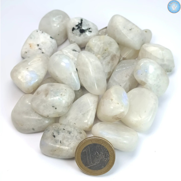 MONDSTEIN – Naturgetrommelte Steine – Cristal-en-vie.com