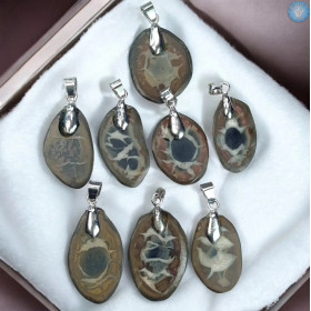 Pingente de Septaria, Pedra do Dragão - Cristal-en-vie.com