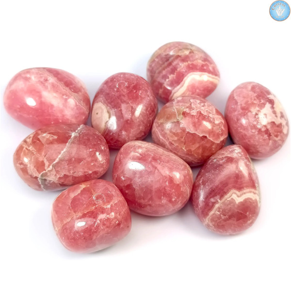 Rhodochrosit aus Argentinien, Trommelsteine Qualität AA – Cristal-en-vie.com