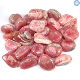 Rodocrosita da Argentina, Pedras Roladas Qualidade AA – Cristal-en-vie.com