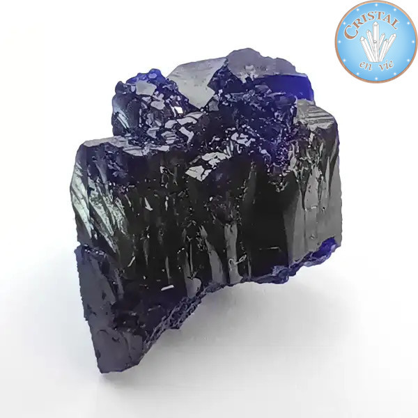 AZURITE cristallisée du Mexique, issu de la mine de Milpillas, état de Sonora. - Pièce unique - Pierre brute - Réf: PB.AZUME.5