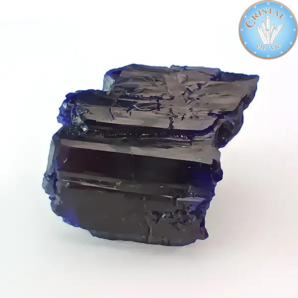 AZURITE cristallisée du Mexique, issu de la mine de Milpillas, état de Sonora. - Pièce unique - Pierre brute - Réf: PB.AZUME.5