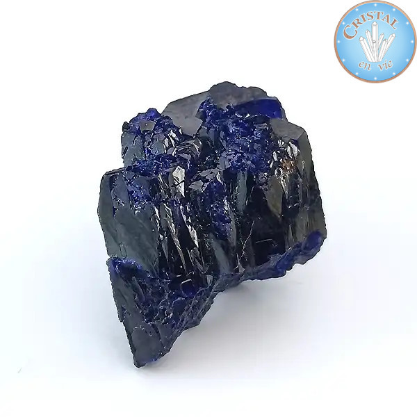 AZURITE cristallizzata del Messico, proveniente dalla miniera di Milpillas, stato di Sonora. - Pezzo unico - Pietra grezza - Ref