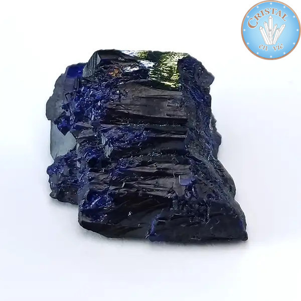 AZURITE cristalizada do México, da mina de Milpillas, estado de Sonora. - Peça única - Pedra bruta - Ref: PB.AZUME.5