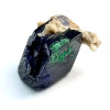Crystallized AZURITE from Morocco - Unique piece - Rough stone - Ref: PB.AZUMA7