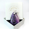 Pendente in SUGILITE con contromaglia in argento n°2 – Cristal-en-vie.com
